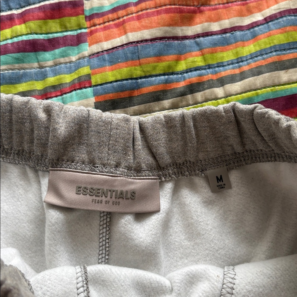 Fear of God essentials, dark oatmeal, shorts, size medium new tags, no bag - Picture 7 of 14